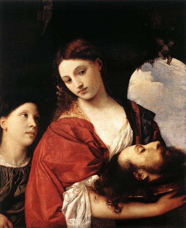 TIZIANO Vecellio Judith with the Head of Holofernes qrt China oil painting art